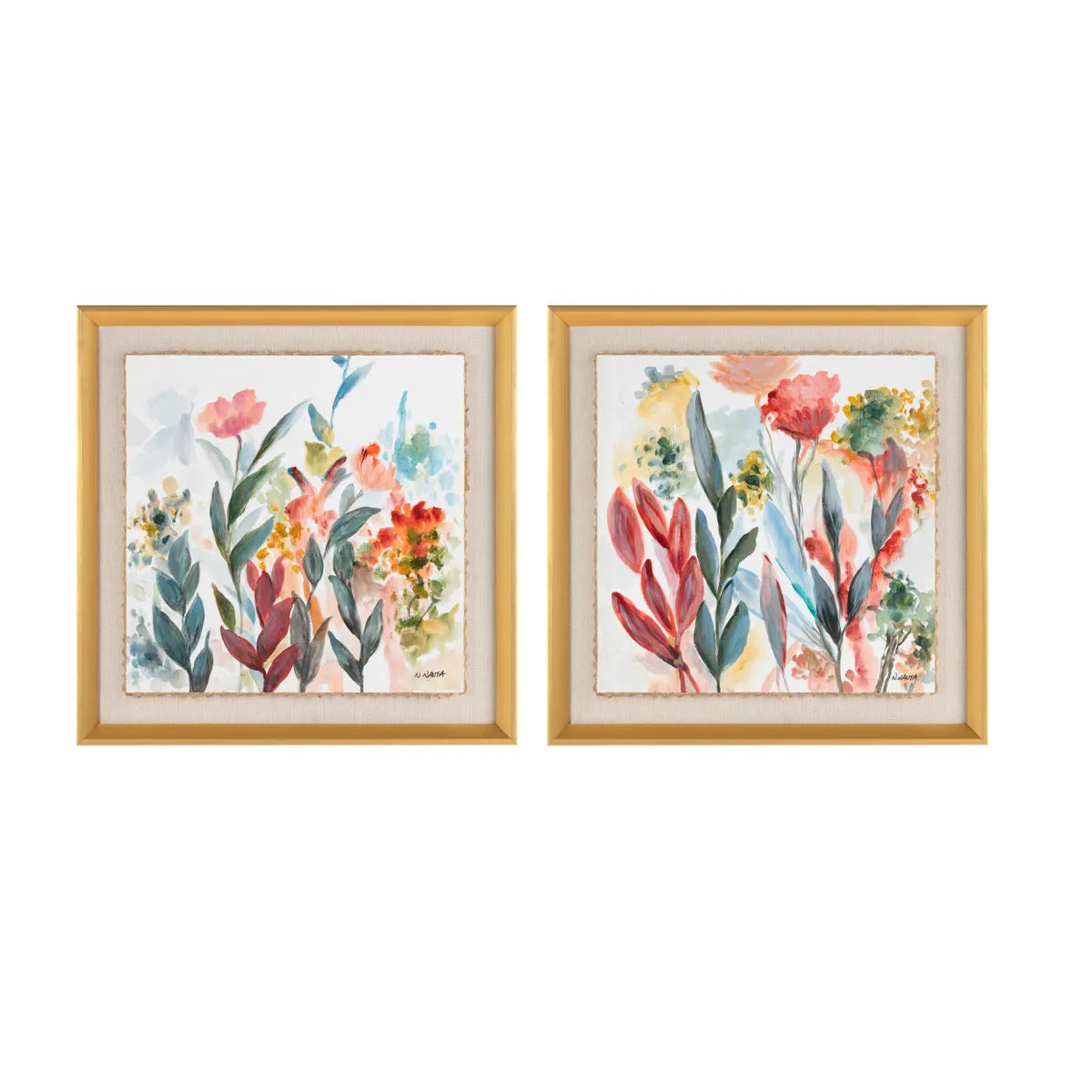 Crestview Collection Floral Bliss Wall Art ~ Set Of 2 - Image 1