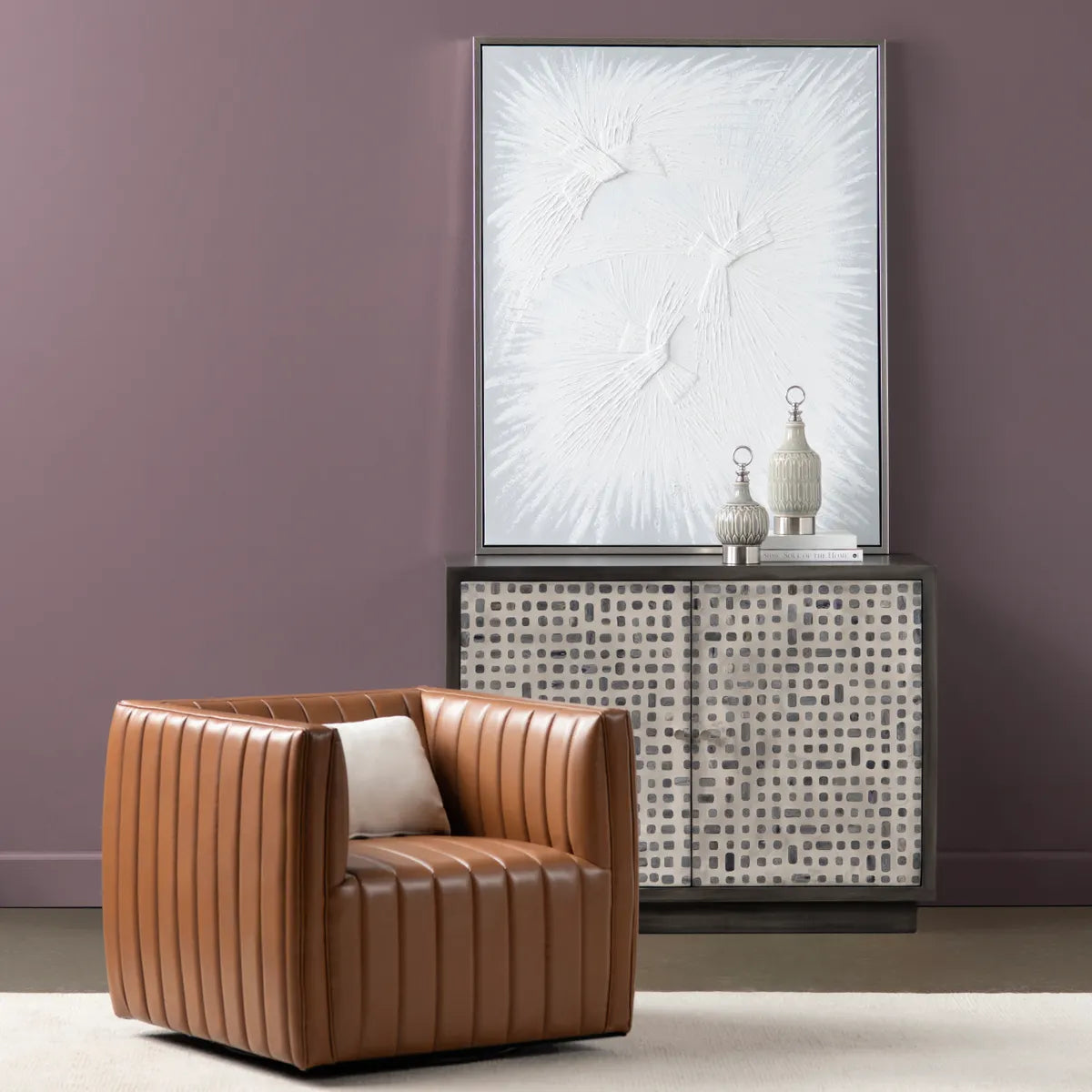 Crestview Collection Twisted Modern Wall Art - Image 1