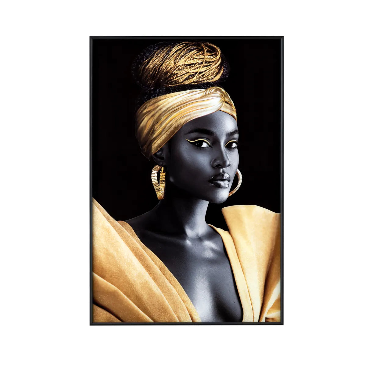 Crestview Collection Zola Tempered Glass Wall Art - Image 1