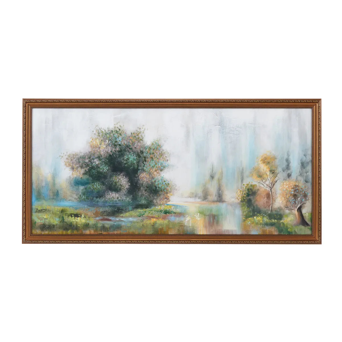 Crestview Collection Timeless Hand Painted Canvas Wall Art - Image 1