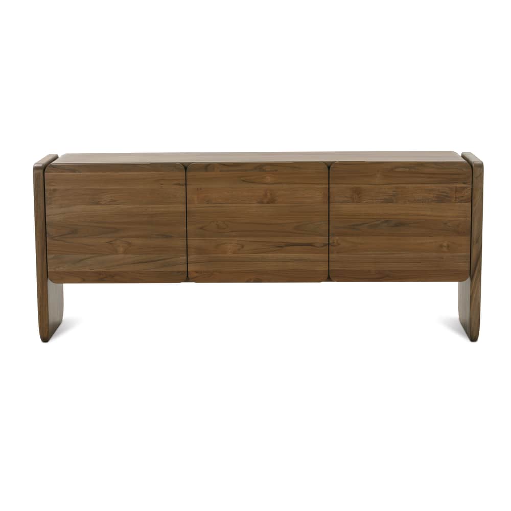Rowe Furniture Nova Teak Wood Credenza - Image 1
