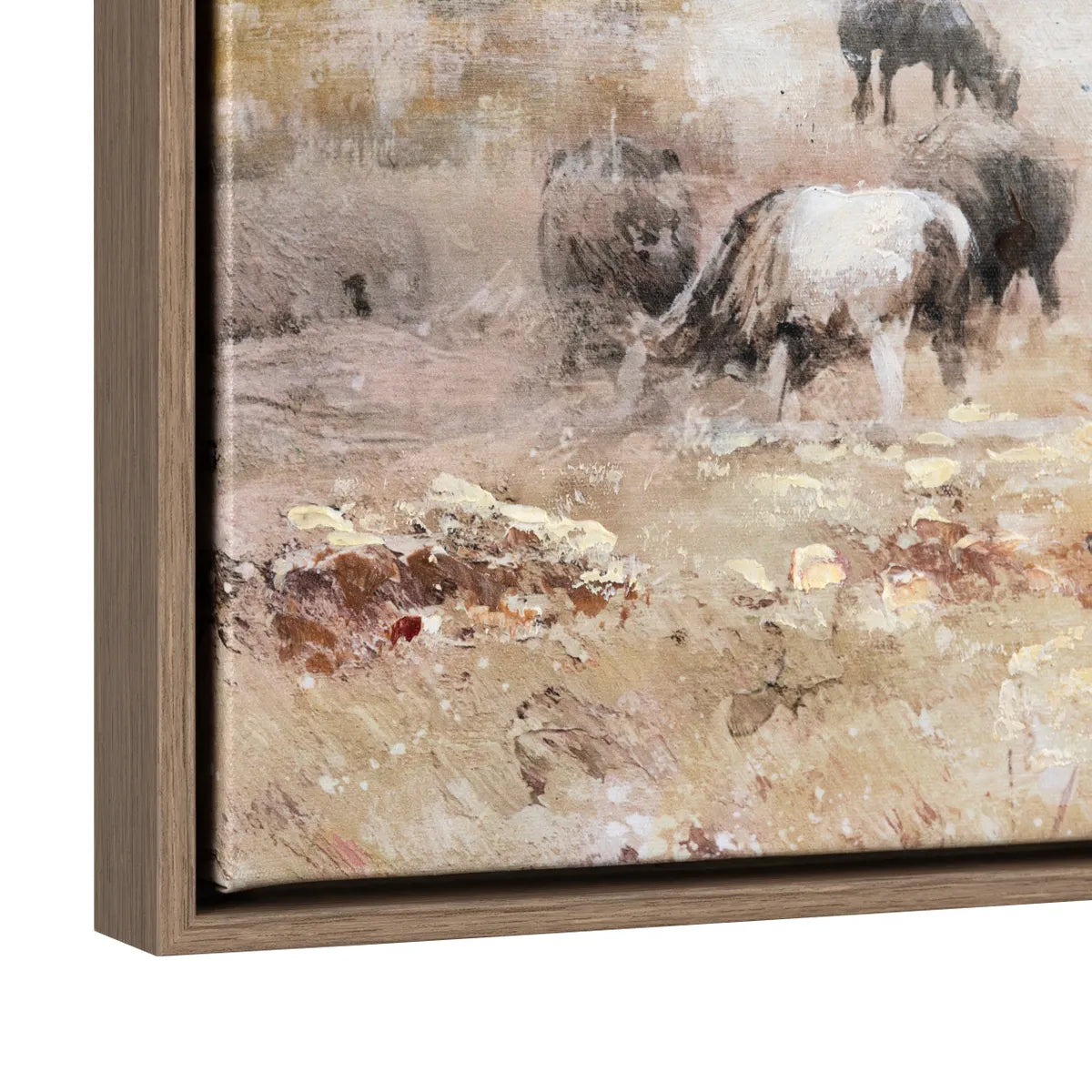 Crestview Collection Golden Pastures Hand Painted Wall Art ~ Set Of 2 - Image 2