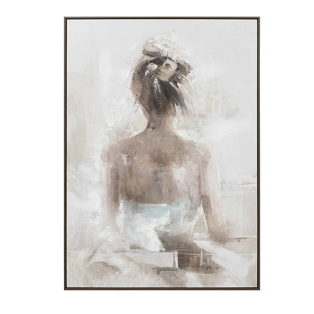 Crestview Collection Poised Beauty Hand Painted Wall Art - Image 1