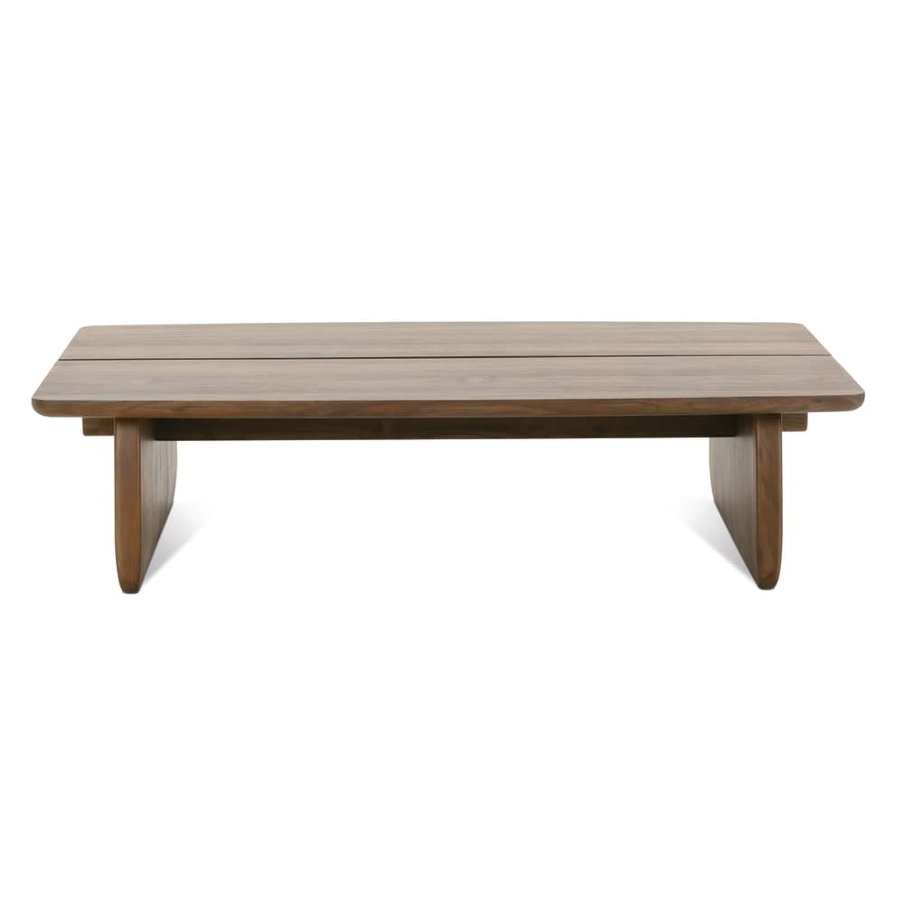 Rowe Furniture Nova Teak Rectangle Coffee Table - Image 2