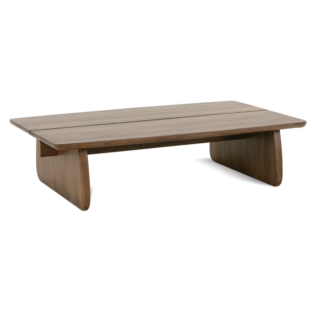 Rowe Furniture Nova Teak Rectangle Coffee Table - Image 3