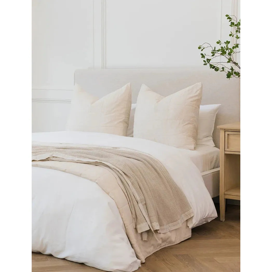 Cozy Earth Driftwood Waffle Throw Blanket - Image 2