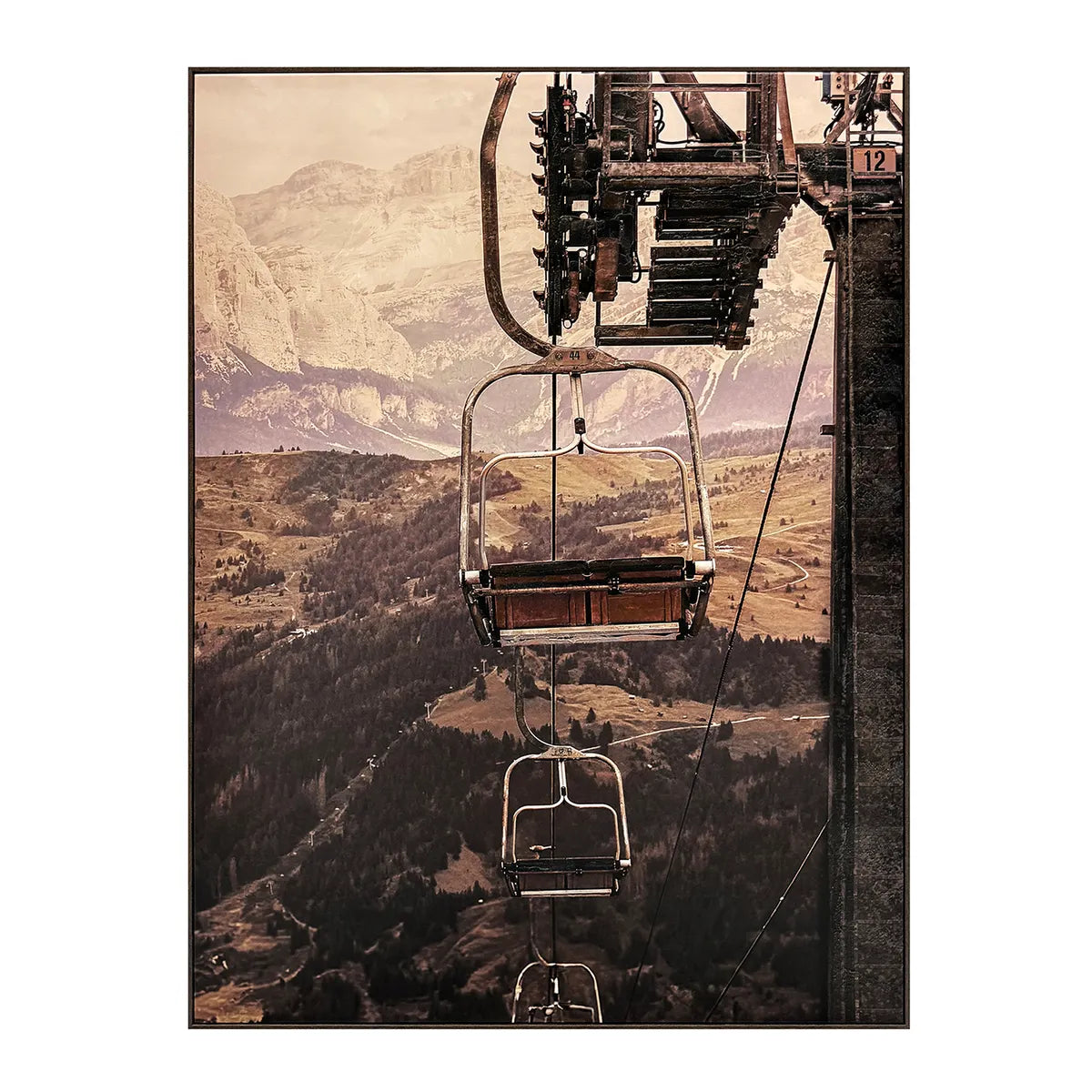 Crestview Collection Vail Hand Painted Canvas Wall Art - Image 1