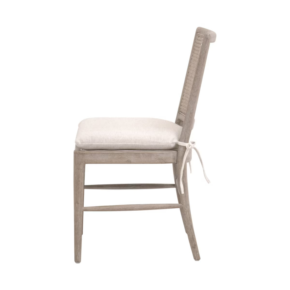 Essentials For Living Blume Dining Chair ~ Performance Textured Cream Linen With Natural Gray Oak & Cane Frame (Set of 2) - Image 3