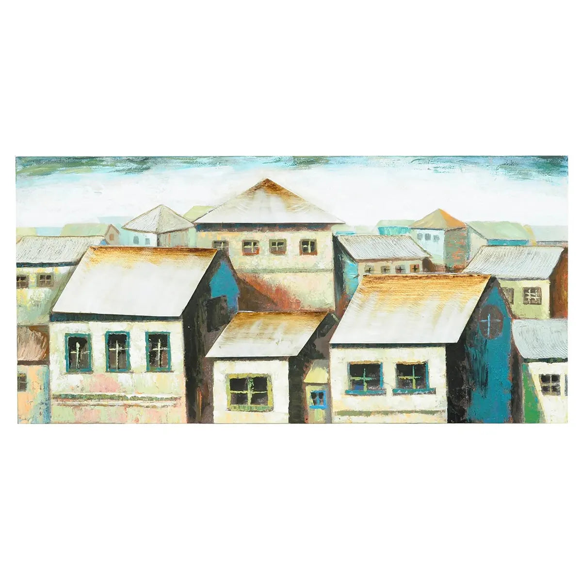 Crestview Collection Neighborhood Canvas Wall Art
