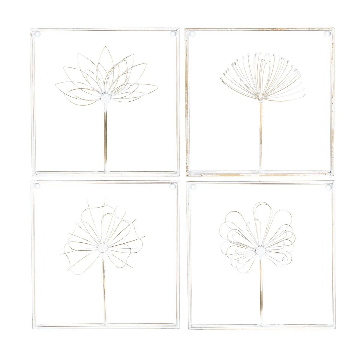 Crestview Collection Arabello Wall Art ~ Set Of 4 - Image 3