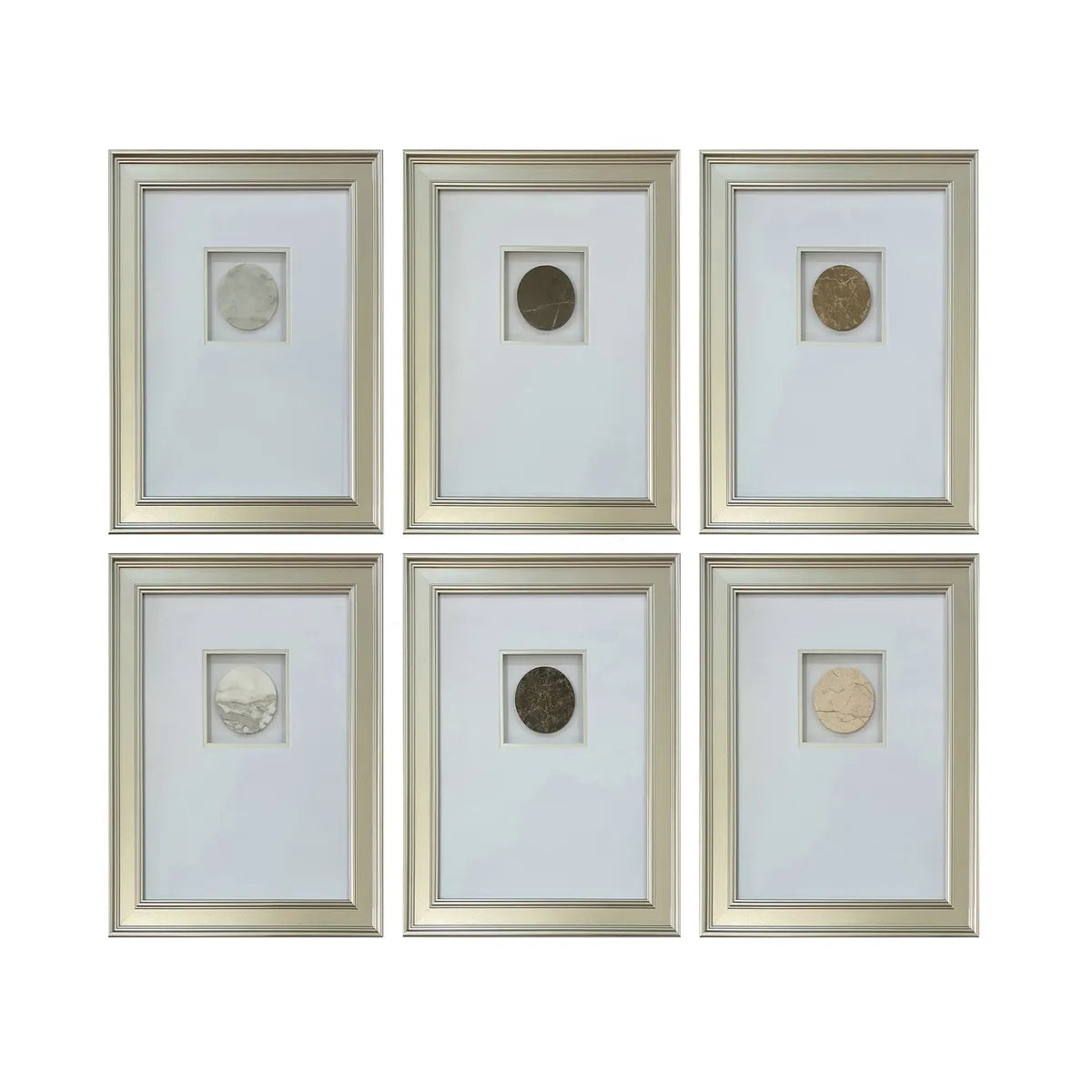 Crestview Collection Newport Wall Art ~ Set Of 6