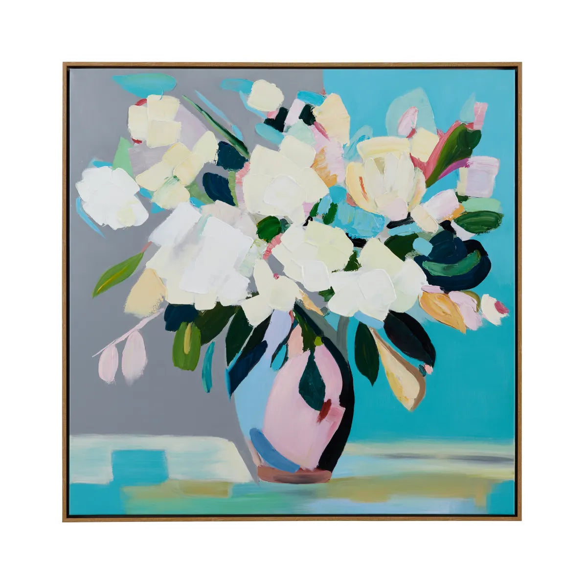 Crestview Collection Blithe Florals Hand Painted Wall Art