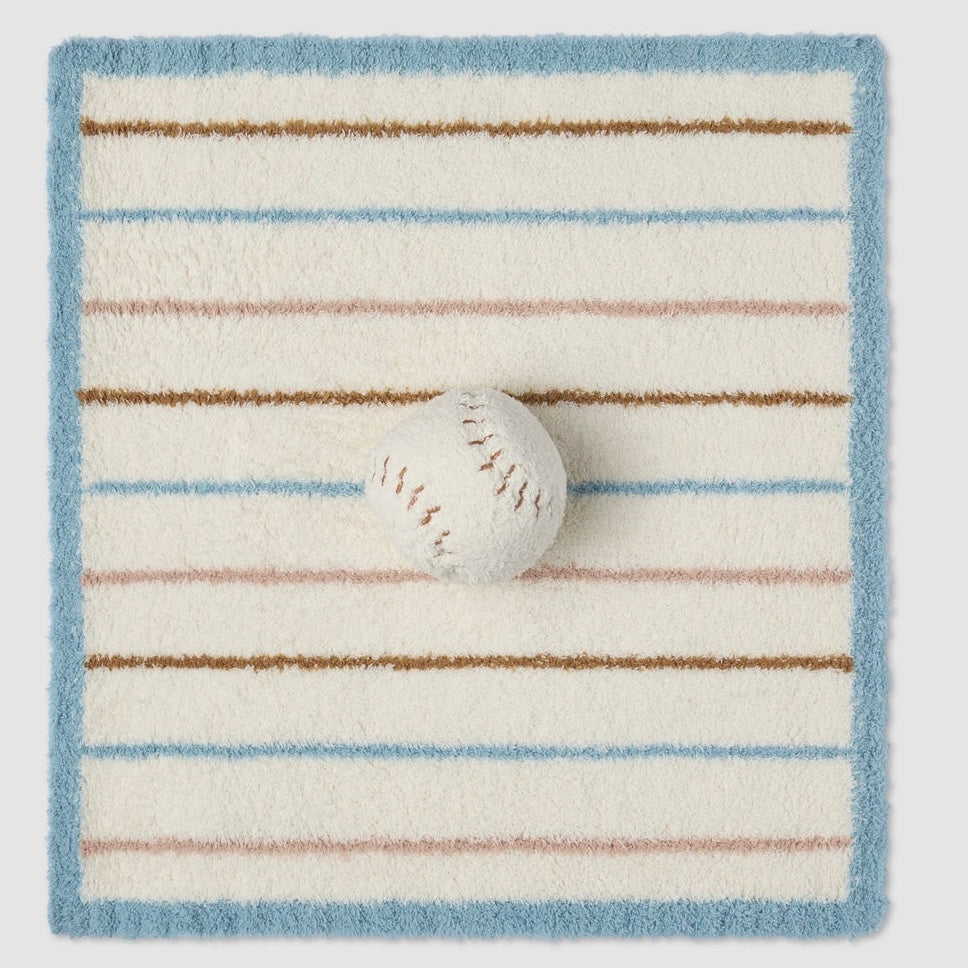 Barefoot Dreams CozyChic Play Ball Buddie Baby Lovey Blanket - Image 3
