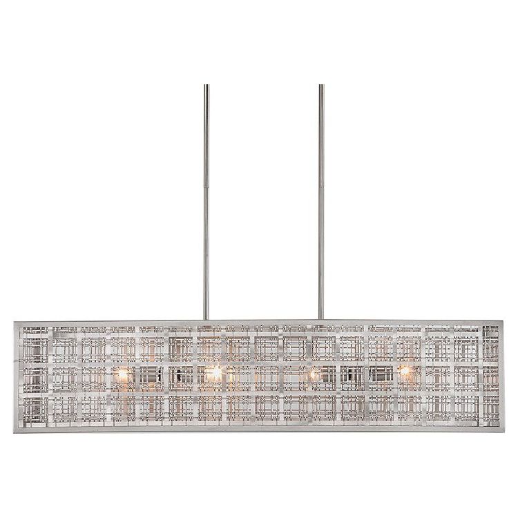 Uttermost Pendleton Satin Nickel Finish Linear Island Light - Image 2