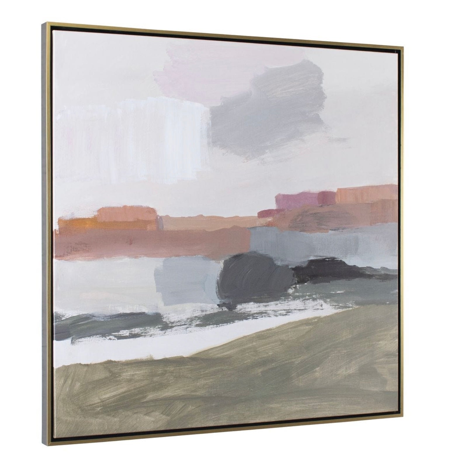 Uttermost Westward Abstract Framed Canvas - Image 3