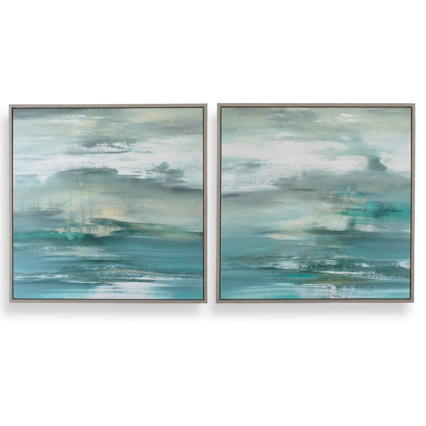 Uttermost Tranquil State Of Mind Framed Canvas ~ Set Of 2 - Image 3