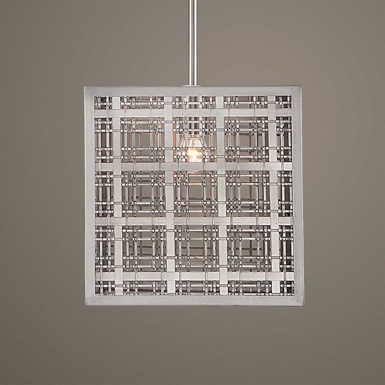 Uttermost Pendleton Satin Nickel Finish Pendant Light - Image 1