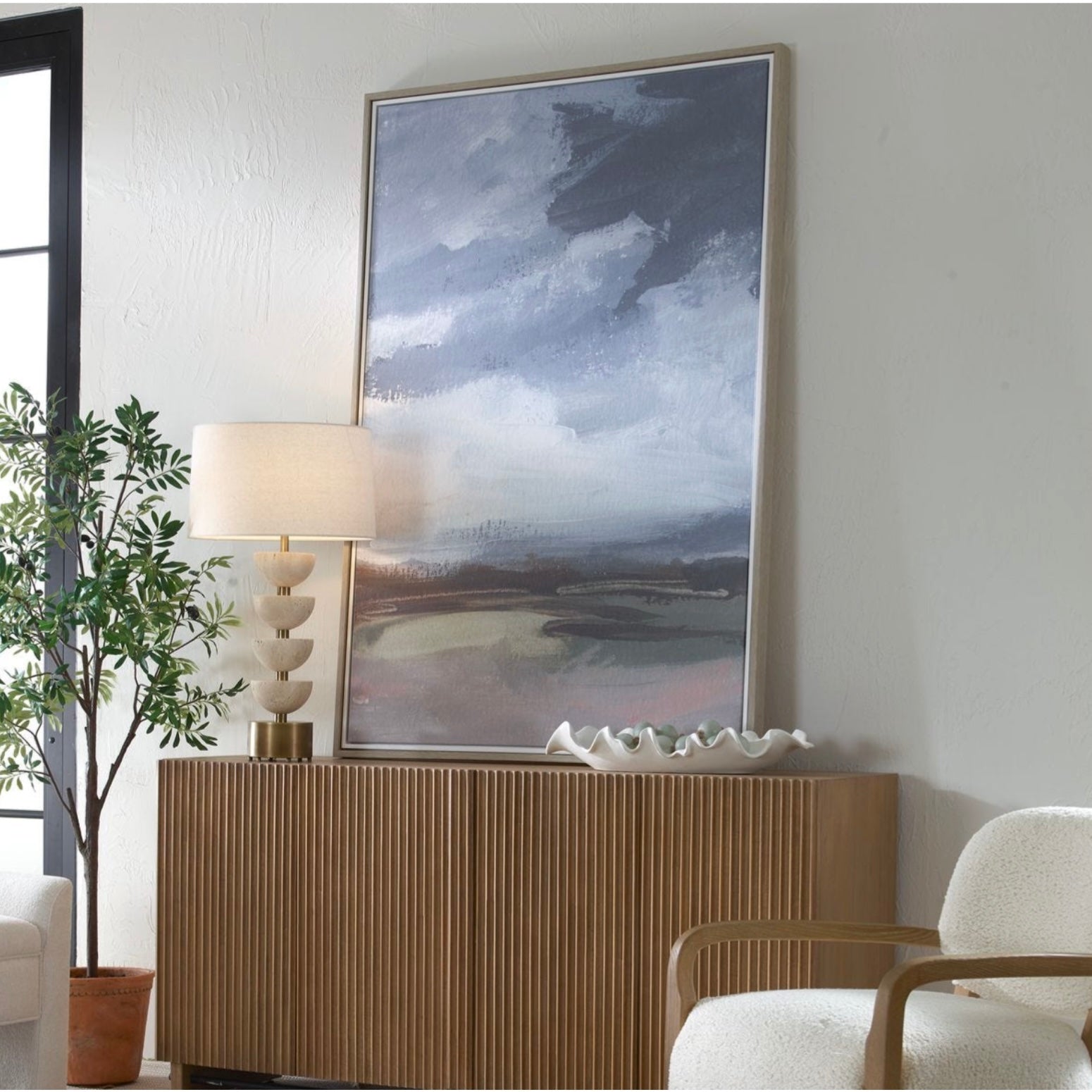 Uttermost Bracing Framed Canvas - Image 2