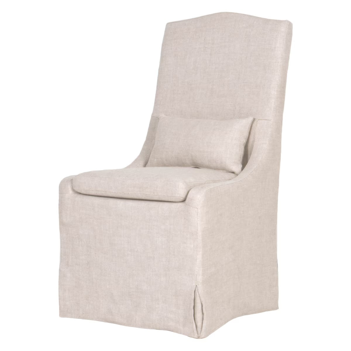 Essentials For Living Colette Slipcover Dining Chair ~ Performance Bisque French Linen (SET of 2) - Image 2