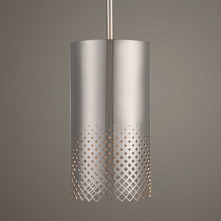 Uttermost Manheim Cylinder Shape Satin Nickel Finish Pendant Light - Image 2