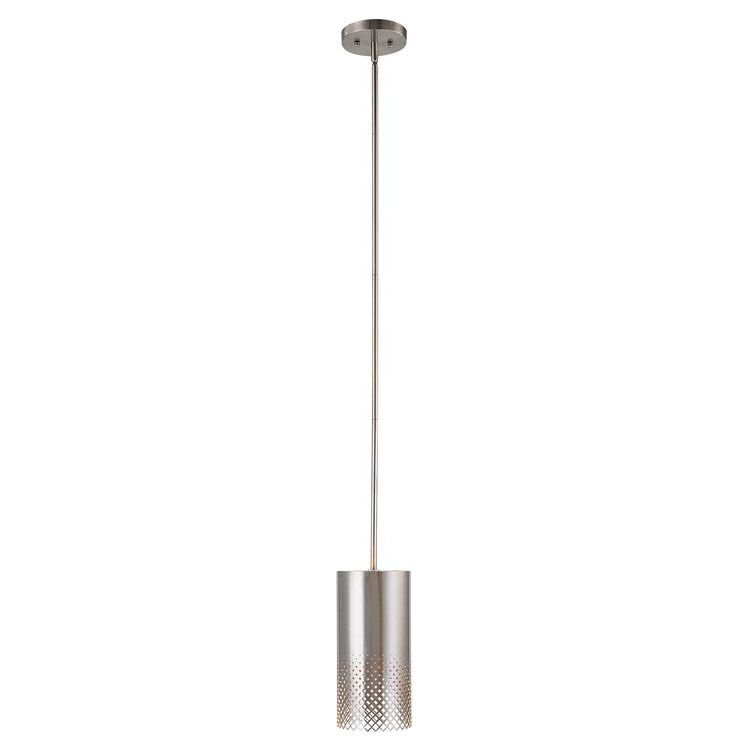 Uttermost Manheim Cylinder Shape Satin Nickel Finish Pendant Light - Image 3