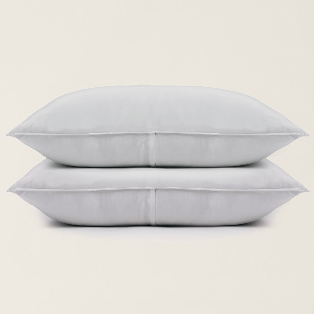 Barefoot Dreams Washed Bamboo Fitted Pillowcase Set ~ Malibu Mist ~ Available in Standard & King Sizes