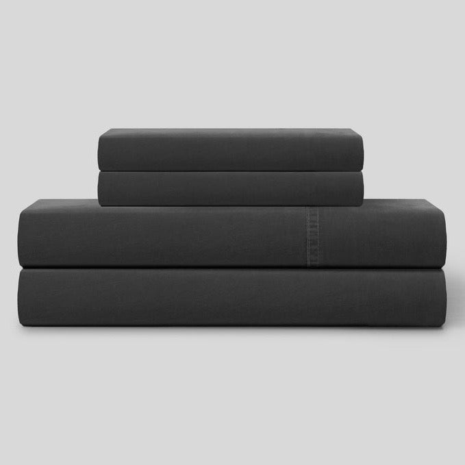 Barefoot Dreams Washed Bamboo Bedding Sheet Set ~ Carbon ~ Available in Full, Queen, King & California King Sizes