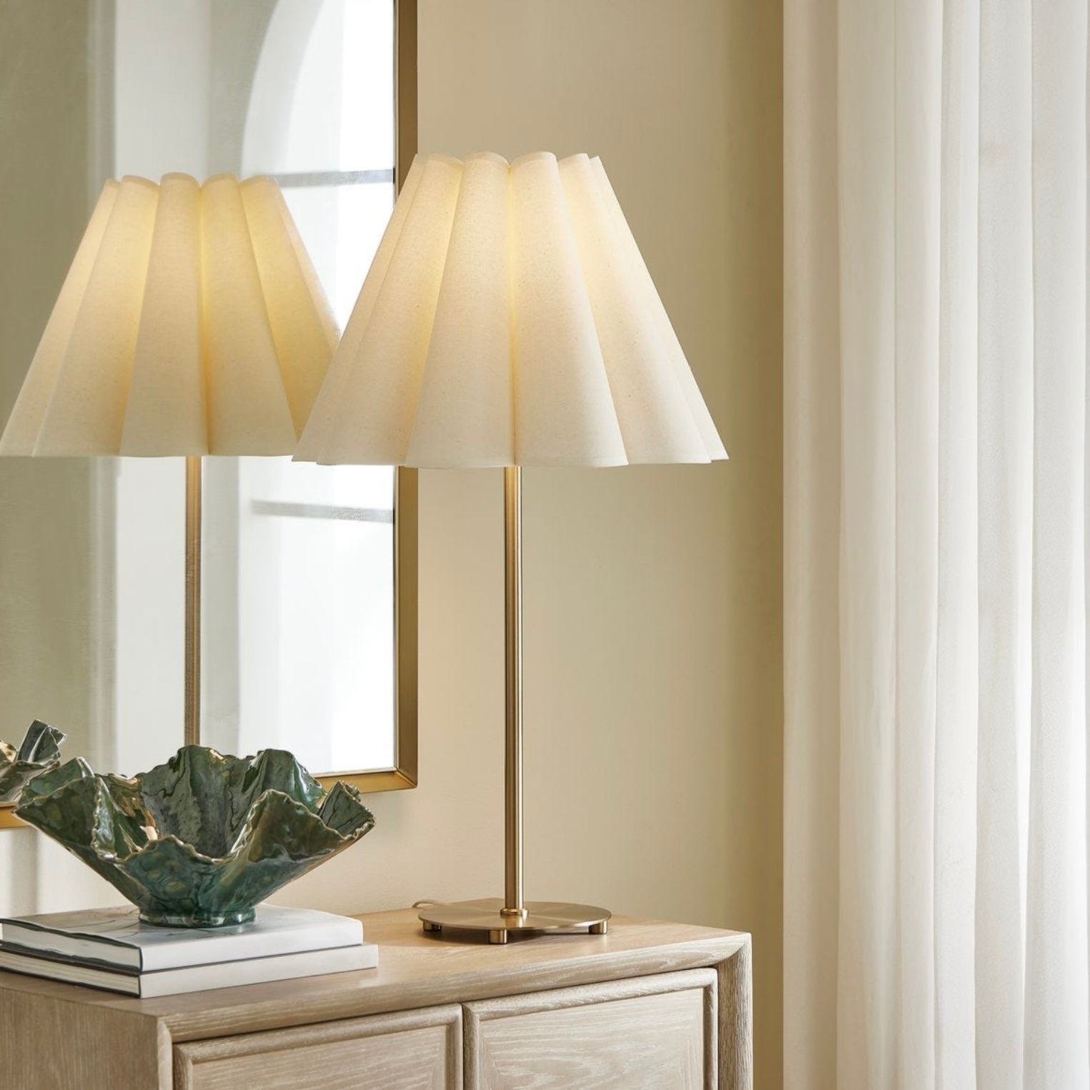 Uttermost Lilabet Elegance Brass Table Lamp - Image 1