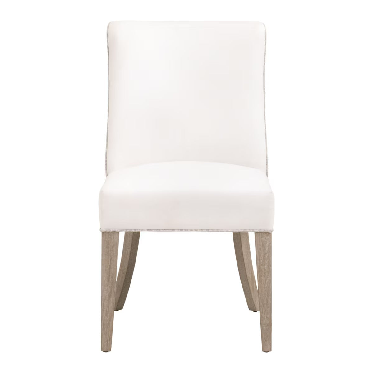 Essentials For Living Duet Dining Chair~ LiveSmart Peyton-Pearl, Performance Bisque French Linen With Natural Gray Ash Frame (SET of 2) - Image 1