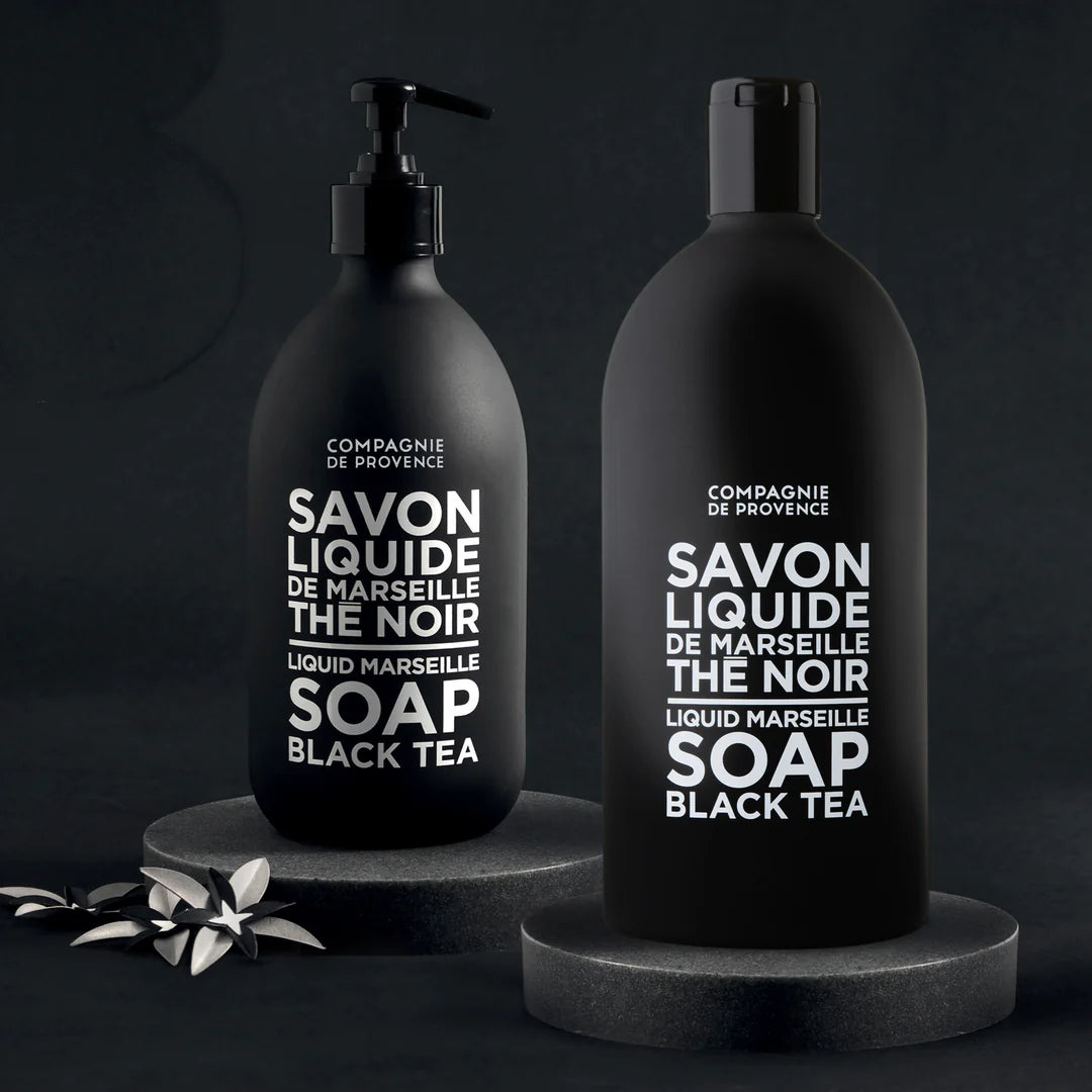 Compagnie de Provence Terra Savon Liquid Marseille Soap & Refill Set ~ Black Tea ~ IN-STORE PURCHASE ONLY - Image 2