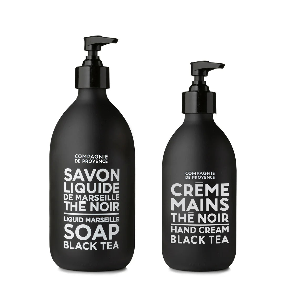 Compagnie de Provence Terra Savon Liquid Marseille Soap & Hand Cream Set ~ Black Tea ~ IN-STORE PURCHASE ONLY