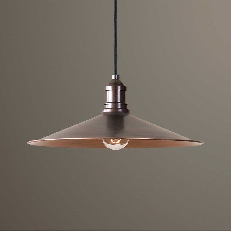 Uttermost Barnstead Antique Copper Classic Pendant Light - Image 2