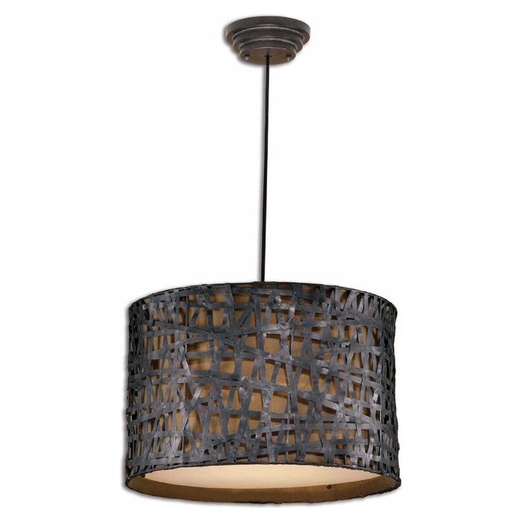 Uttermost Alita Black Metal 3 Light Pendant