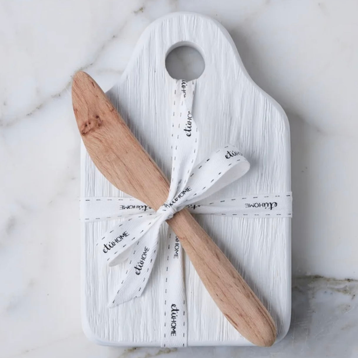 etúHOME Small Dutch Cheese Board ~ White ~ IN-STORE PURCHASE ONLY - Image 1