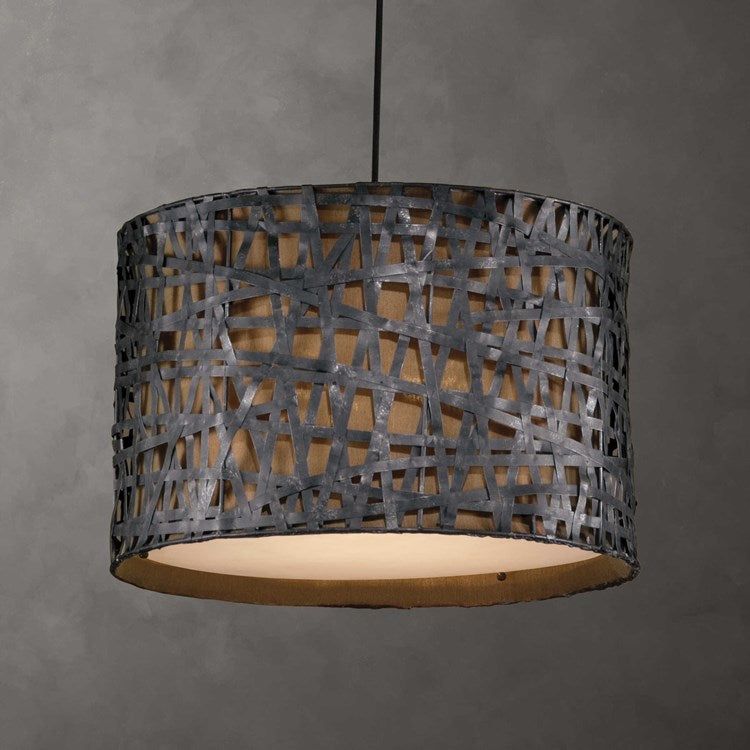Uttermost Alita Black Metal 3 Light Pendant - Image 3