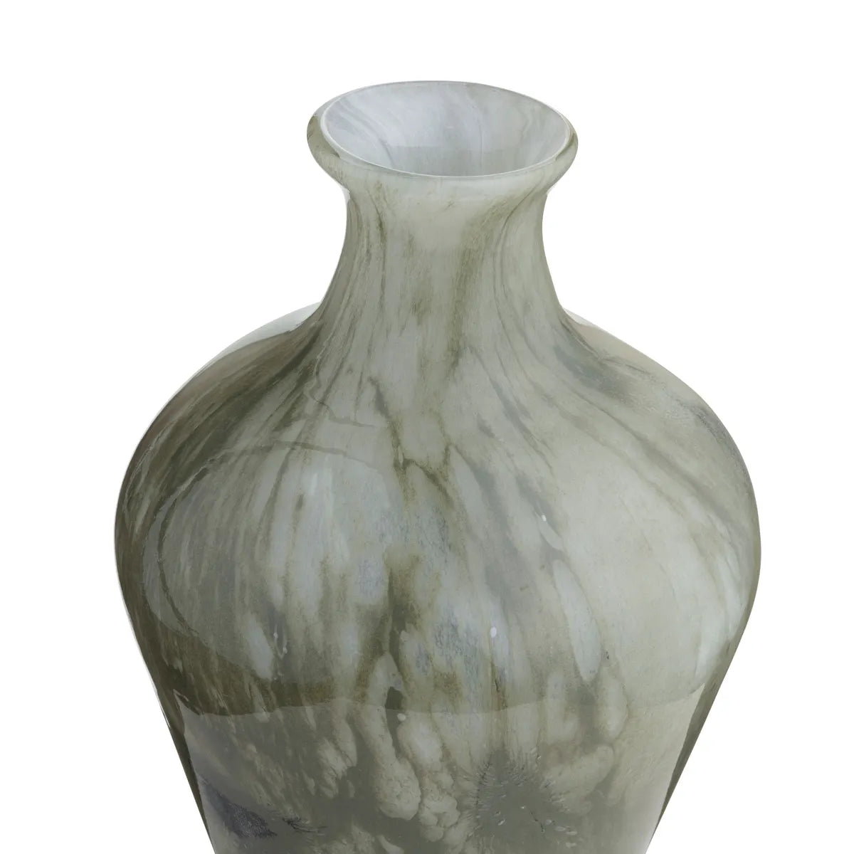 Crestview Collection Small Green Glass Brookshire Vase - Image 2
