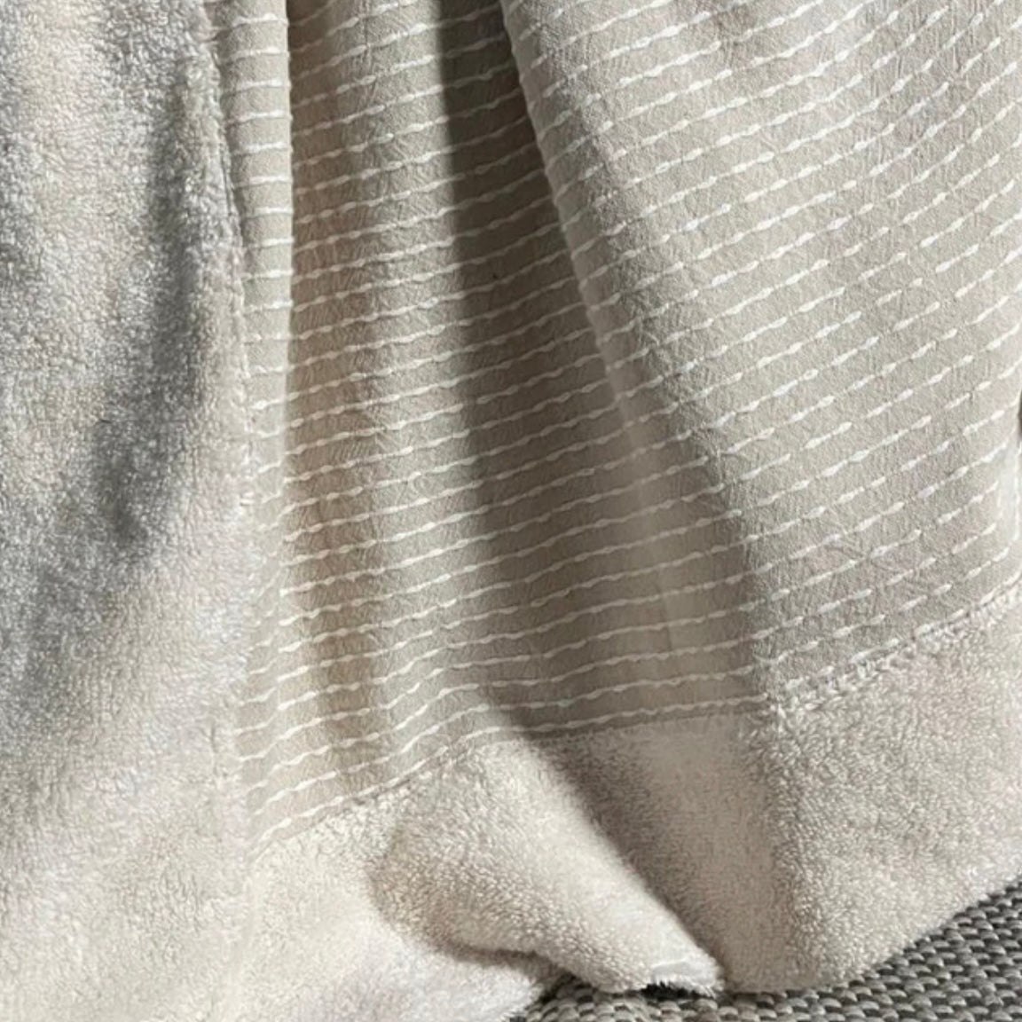 Anaya Home Beige Plush Cotton Throw Blanket ~ DREAMY BEDDING SALE ~ Limited Quantity