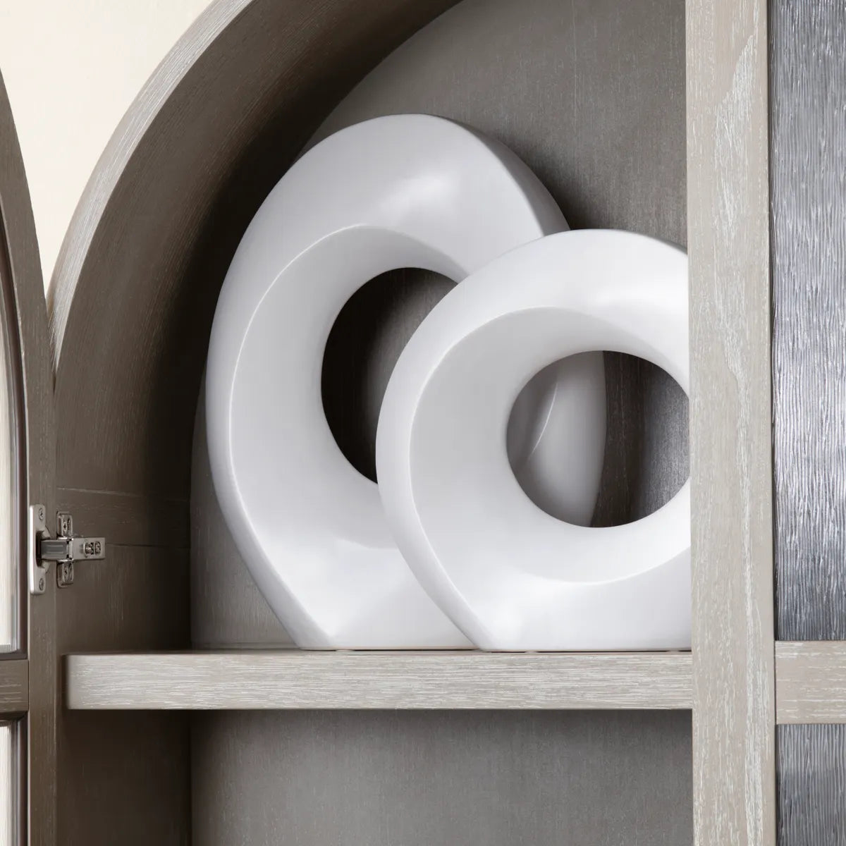 Crestview Collection Osborn White Sculptures ~ Set Of 2 - Image 2