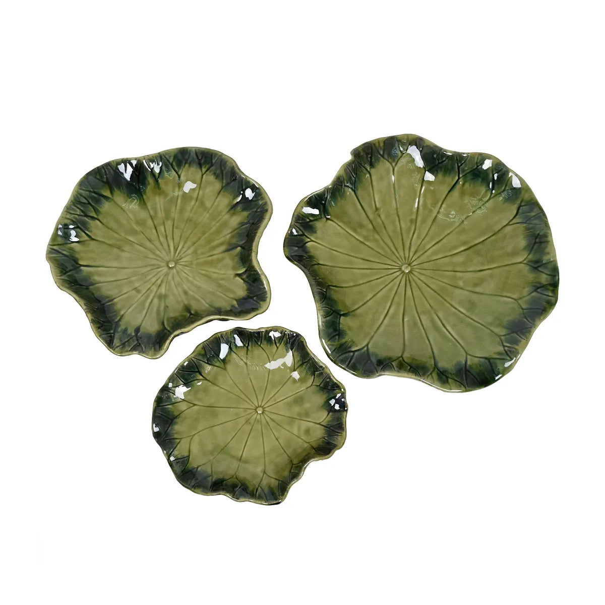 Crestview Collection Willowbrook Green Trays ~ Set Of 3 - Image 2