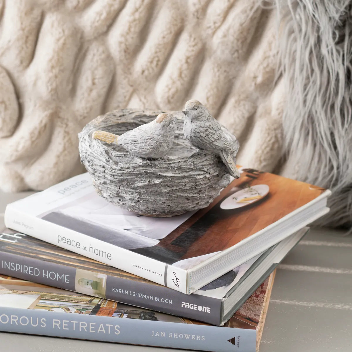 Crestview Collection Bird Nest Statue - Image 3