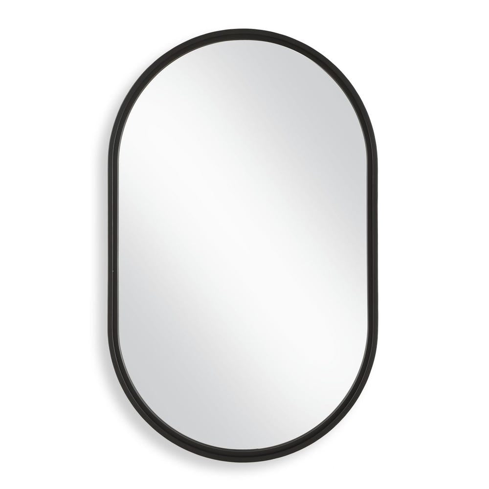 Casa Bella Living Satin Black Iron Mirror - Image 3