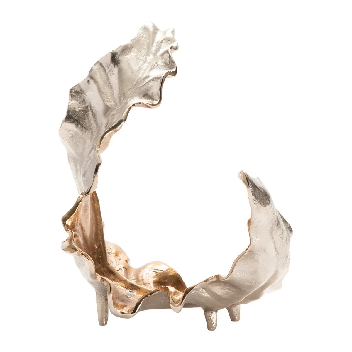 Crestview Collection Willow Medium Two-Toned Sculptural Leaf I - Image 2