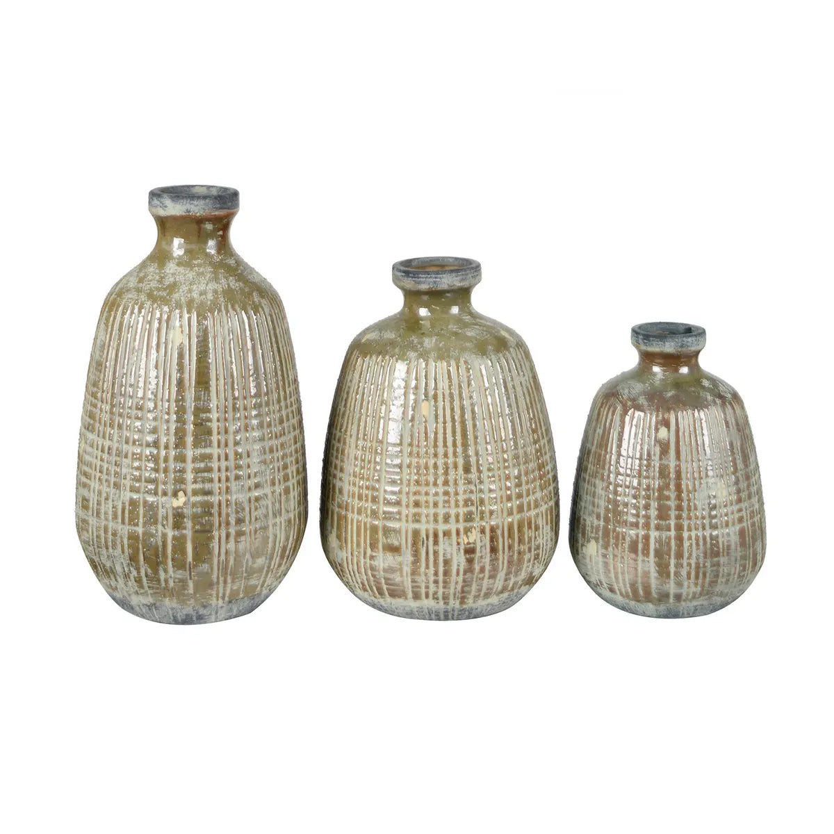 Crestview Collection Willow Vases ~ Set Of 3 - Image 1