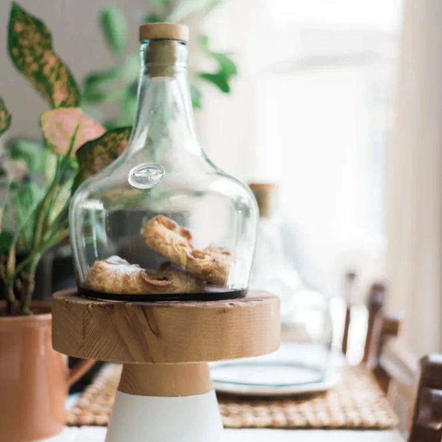 etúHOME Demijohn Mouth Blown Glass Cloche ~ IN-STORE PURCHASE ONLY