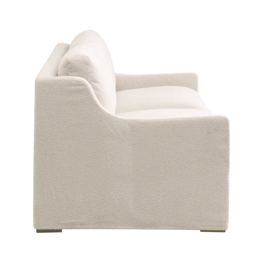 Essentials For Living Colin Outdoor 94” Slope Arm Slipcover Sofa ~ Performance Harborside-Ivory With Desert Accoya - Image 3