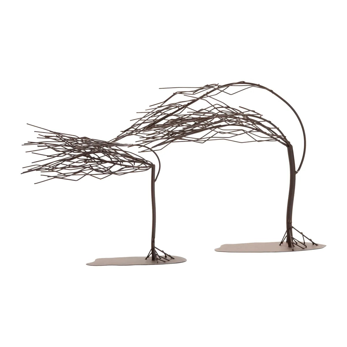 Crestview Collection Windy Woods Tree Sculptures ~ Set Of 2 - Image 1