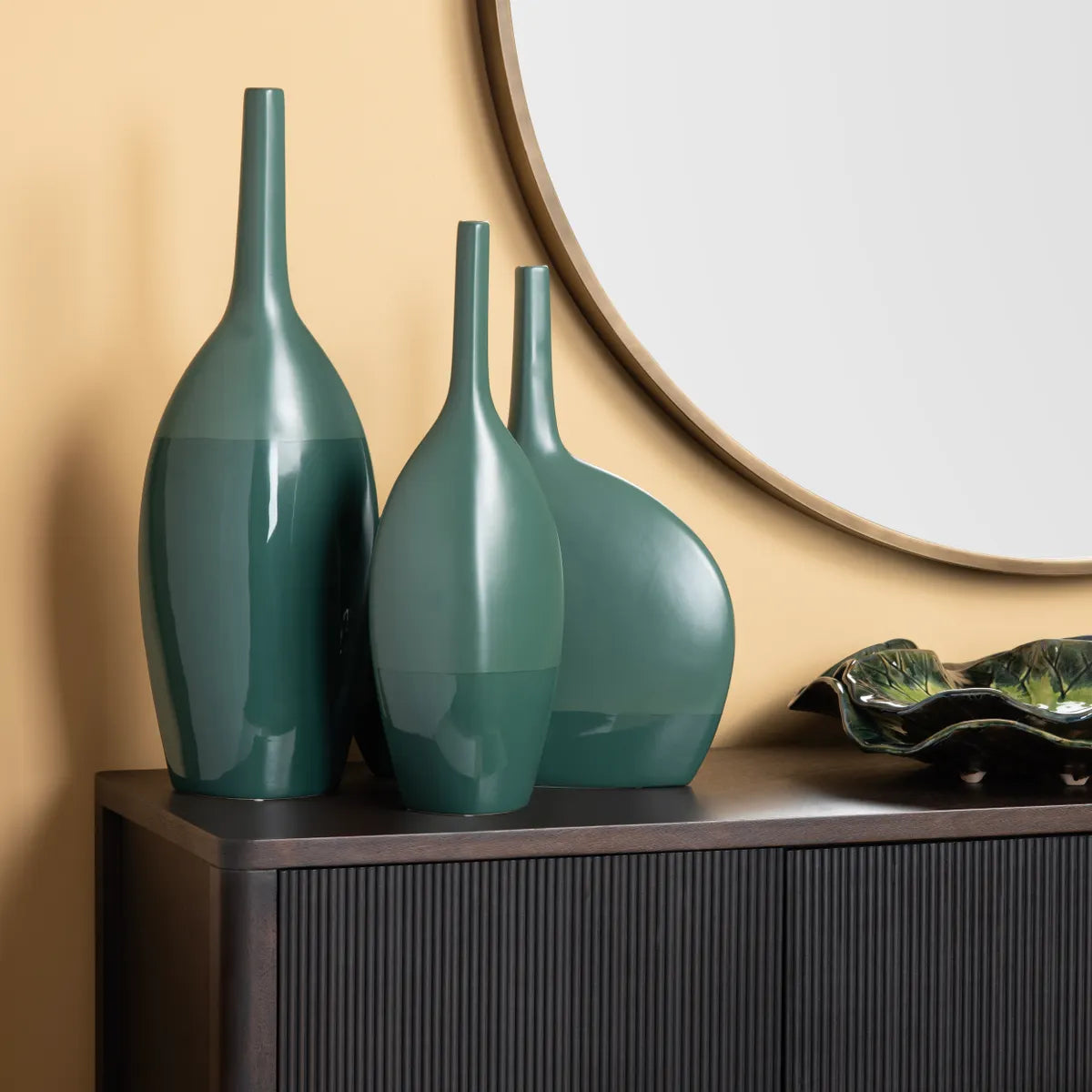 Crestview Collection Emerald Bay Vases ~ Set Of 3 - Image 1
