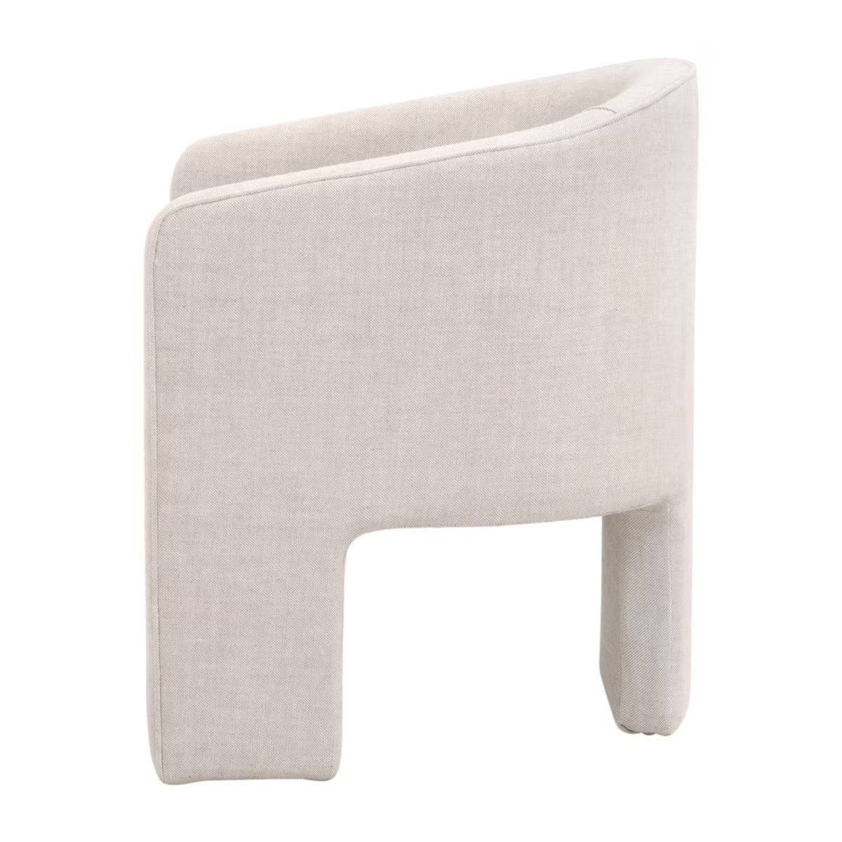 Essentials For Living Hall Arm Dining Chair ~ Performance Bisque French Linen - Image 3