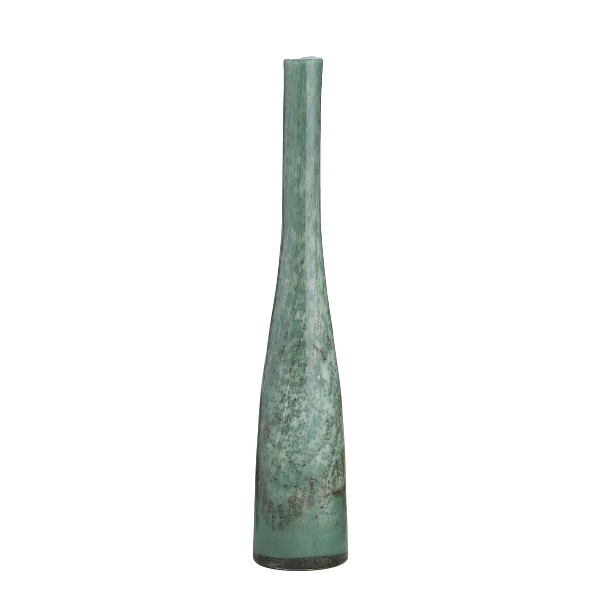 Crestview Collection Medium Summit Green Glass Vase - Image 1