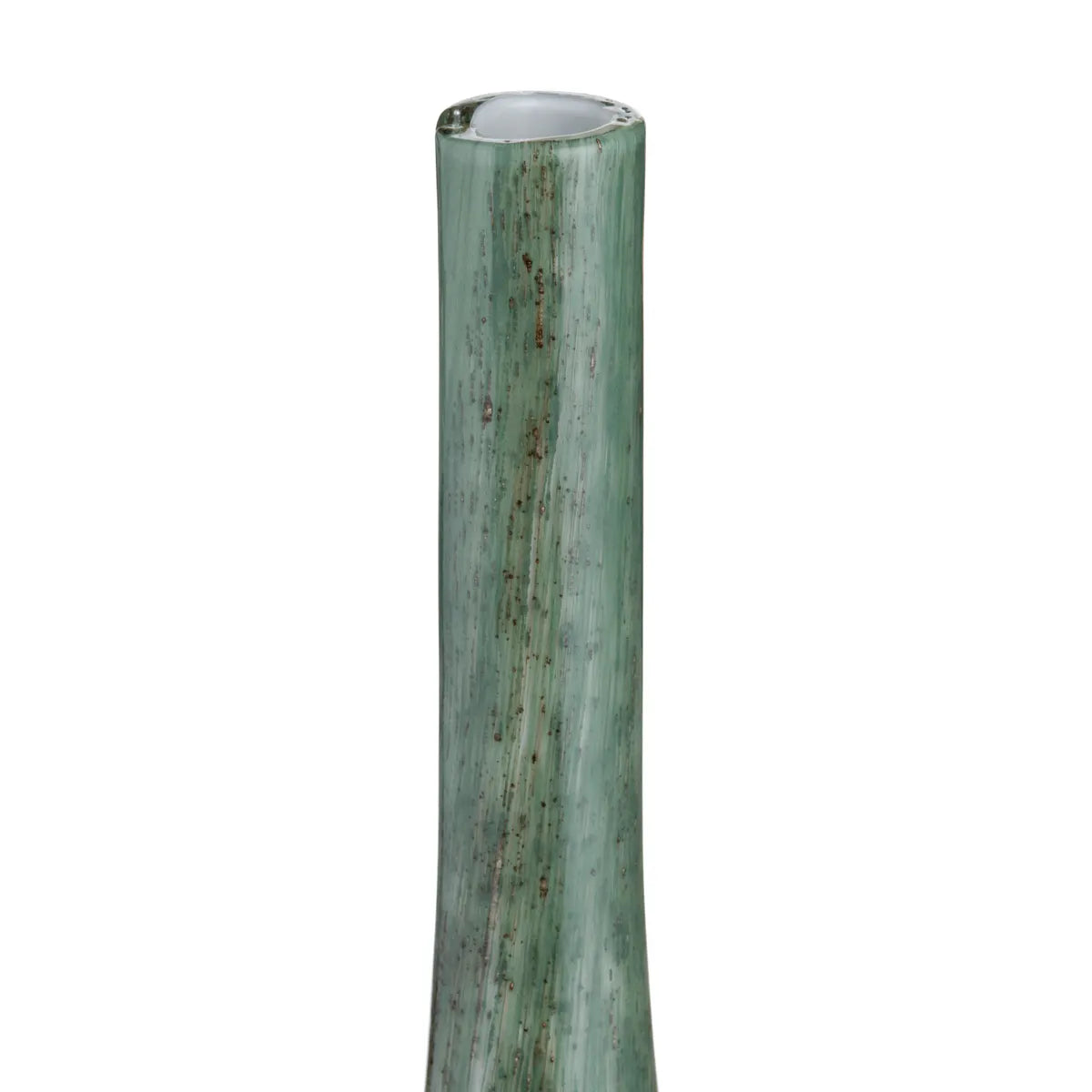 Crestview Collection Medium Summit Green Glass Vase - Image 2